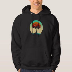 Schöne künstlerische abstrakte Baum-Ölgemälde Rebe Hoodie