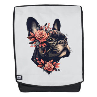 Schöne künstlerische Frenchie Rucksack