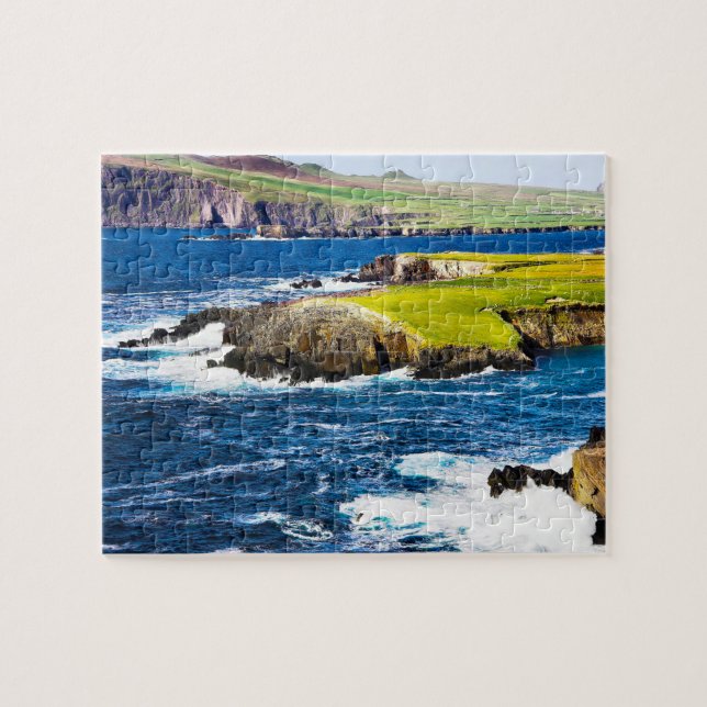 Schöne Küsten Irlands Puzzle (Horizontal)