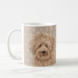 Schöne Labradoodle Hundemalerei-Tasse Tasse