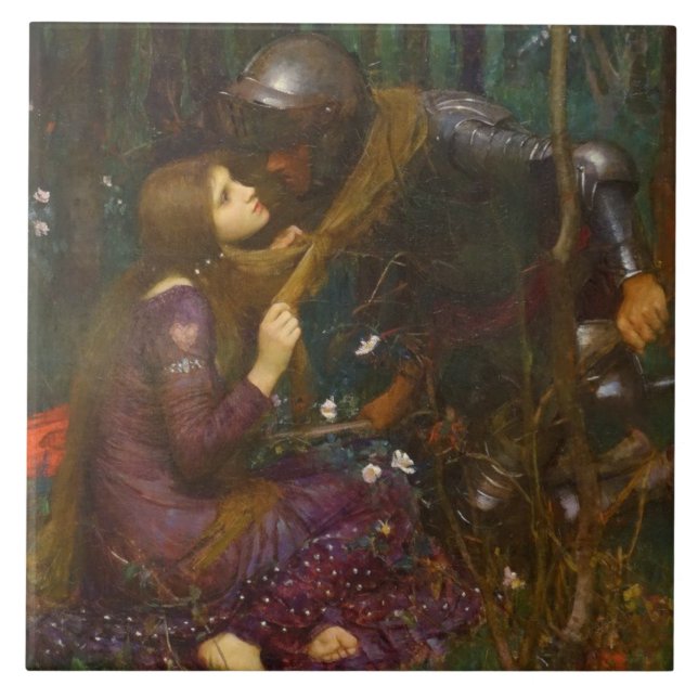 Schöne Lady ohne Mitleid Fliese (Vorderseite)