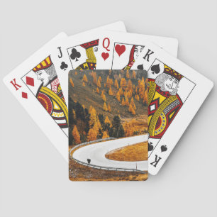 Schöne Landschaft Deck beim Kartenspielen Spielkarten