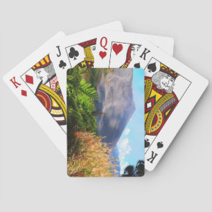 Schöne Landschaft Deck beim Kartenspielen Spielkarten