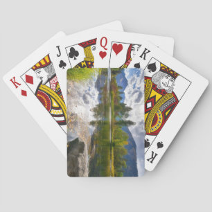 Schöne Landschaft Deck beim Kartenspielen Spielkarten