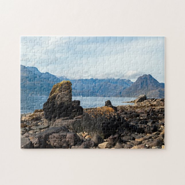 Schöne Landschaft der Insel Skye - Schottland, Ver Puzzle (Horizontal)
