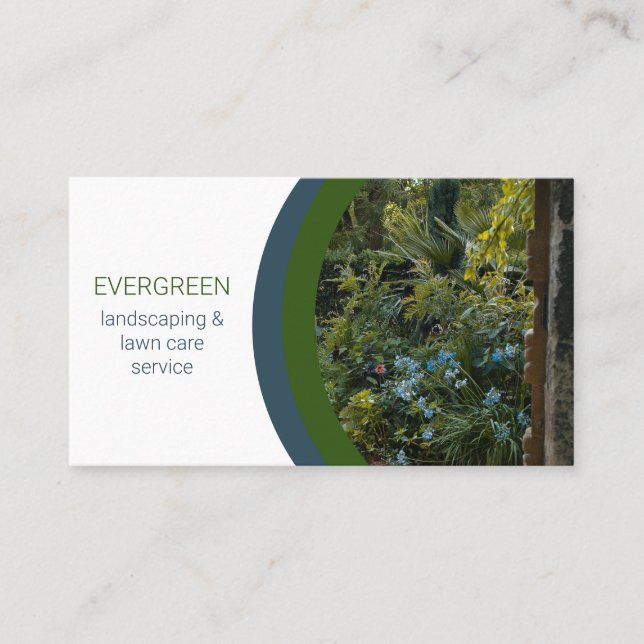 Schöne Landschaft Foto Business Card Visitenkarte (Vorderseite)