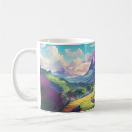 Schöne Landschaft Kaffeetasse