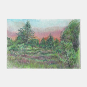 Schöne Landschaft Kunst, Dichtung und Musik Fußmatte