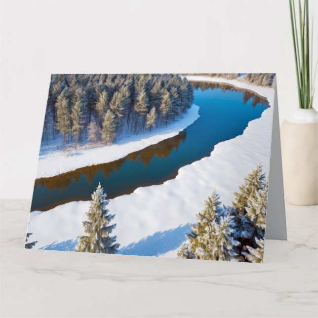 Schöne Landschaft Landschaft Stille Ruhe Luft Karte (Vorderseite)