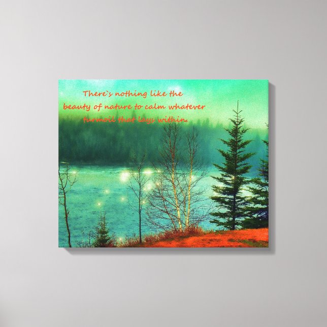 Schöne Landschaft Leinwanddruck (Vorderseite)