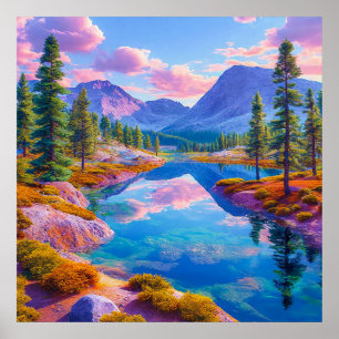 Schöne Landschaft Poster