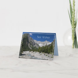 Schöne Landschaft, Schweiz, Ruhestand Karte
