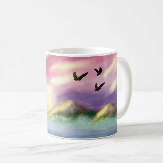Schöne Landschaft Tasse (VorderseiteRechts)