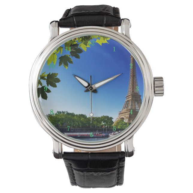 Schöne Landschaft Wrist Watch Armbanduhr (Vorderseite)