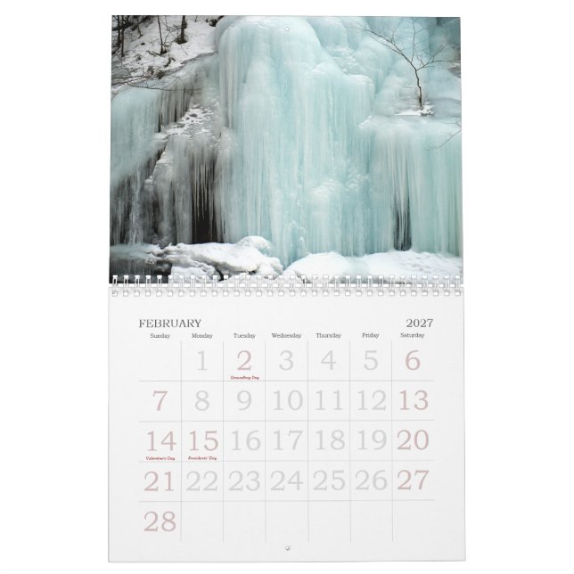 Schöne Landschaften Amerikas Kalender (Feb 2027)