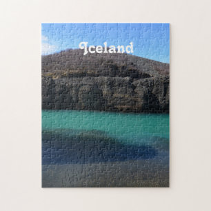 Schöne Landschaftliche Wasserstraße in Island Puzzle