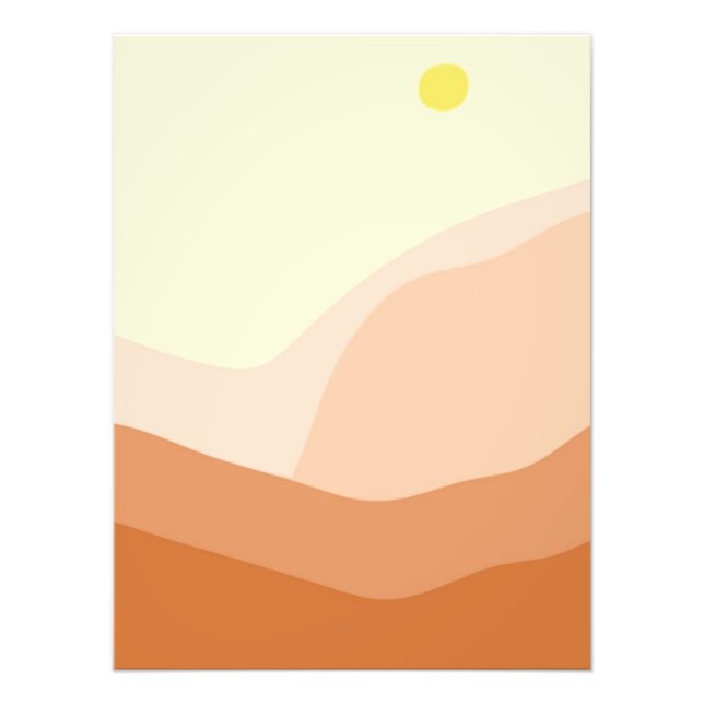 schöne Landschaftsmalerei Fotodruck (Vorne)