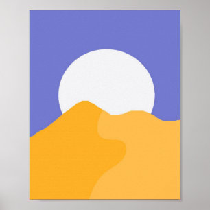 schöne Landschaftsmalerei Poster