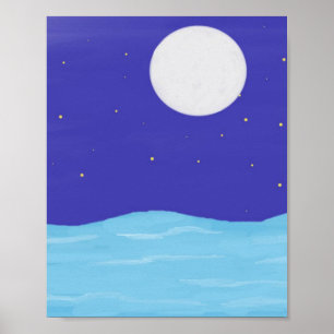 schöne Landschaftsmalerei Poster