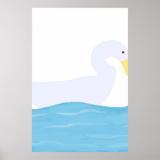 schöne Landschaftsmalerei Poster (Vorne)