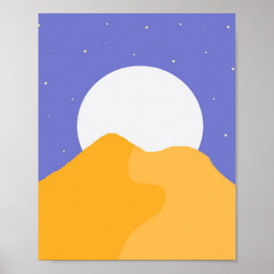 schöne Landschaftsmalerei Poster