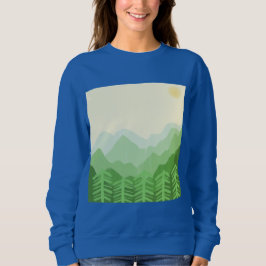 schöne Landschaftsmalerei Sweatshirt