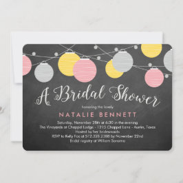 Schöne Lanterns Bridal Dusche Einladung