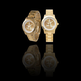 Schöne Latte Floral Leaf Kunst, Dichtung und Musik Armbanduhr