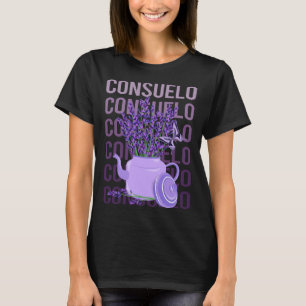 Schöne Lavendel - Consuelo Name T-Shirt