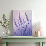 Schöne Lavendel Pastel Illustration Leinwanddruck<br><div class="desc">Mit dieser hübschen Leinwand,  die in Pastellfarben eine Lavendelfelddarstellung zeigt,  wird Ihr Wohnzimmer noch schöner. Es verleiht Ihrem Raum eine Touch von Schönheit und Eleganz.</div>