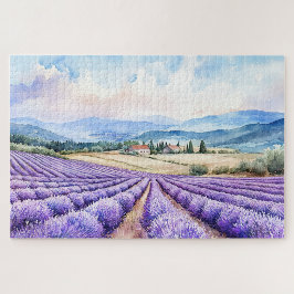Schöne Lavendelfelder Puzzle