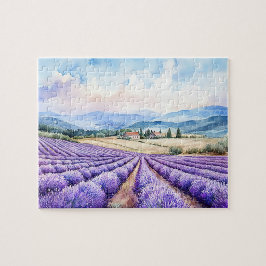Schöne Lavendelfelder Puzzle