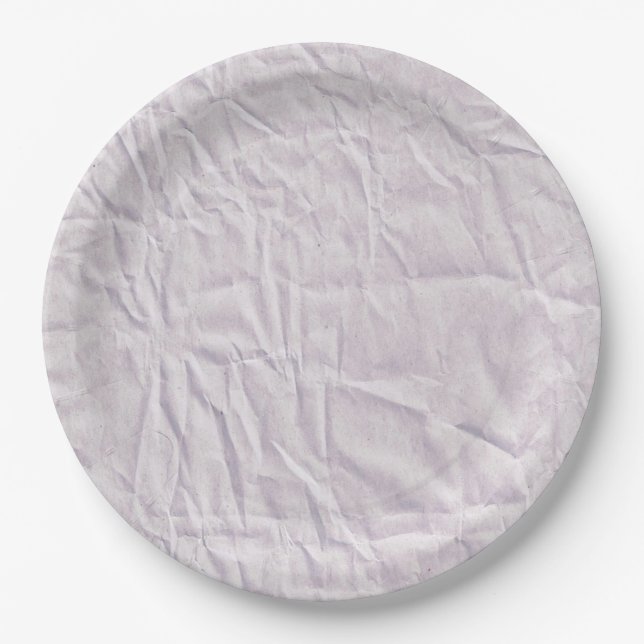 Schöne lavender paper Teller mit geflochtenem Desi (Vorderseite)