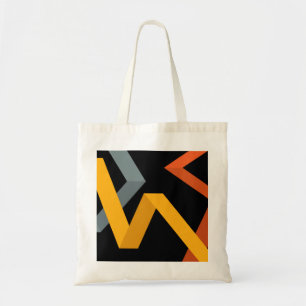 Schöne, lebendige, moderne, urbane grafische Wege Tragetasche