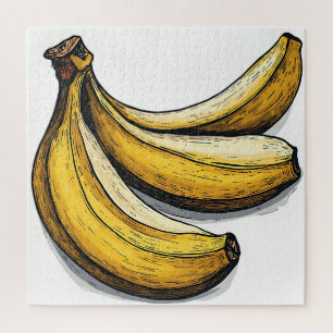 Schöne leckere Banane Puzzle