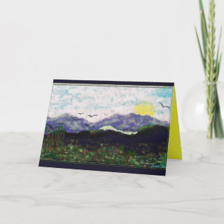 SCHÖNE LEERE GRUSS-KARTEN BRENDAS KARTE