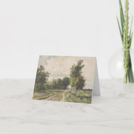 Schöne leere Karte, um sich auszudrücken Dankeskarte