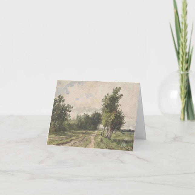 Schöne leere Karte, um sich auszudrücken Dankeskarte (Vorderseite)