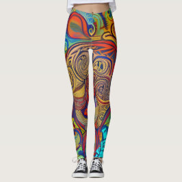 Schöne Leggings der Abstrakten Kunst