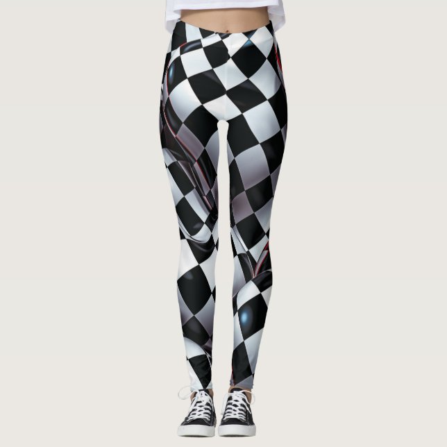 Schöne Leggings der Abstrakten Kunst (Vorderseite)