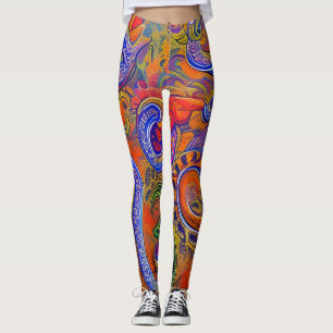 Schöne Leggings der Abstrakten Kunst