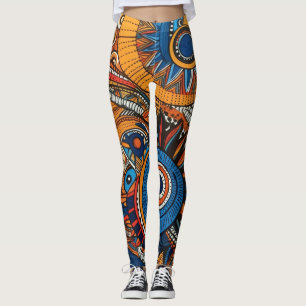 Schöne Leggings der Abstrakten Kunst