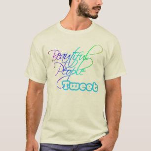 Schöne Leute tweeten - helle FarbT - Shirts