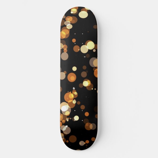 Schöne Lichtblasen Skateboard (Vorderseite)