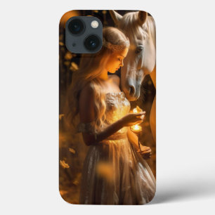 Schöne Lichter Fantasy Girl Pferd Case-Mate iPhone Hülle