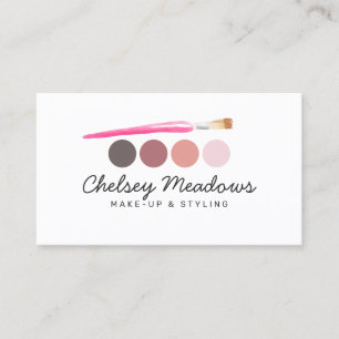 Schöne Lidschatten-Palette Make-up Visitenkarte