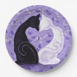 Schöne Liebe Couple Cat Paper Teller