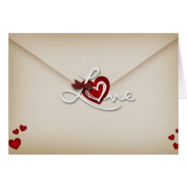 Schöne Liebe Grußkarte! (Vorderseite (Horizontal))