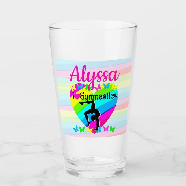SCHÖNE LIEBE GYMNASTICS FÜR DESIGN GLAS (Vorderseite)