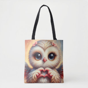 Schöne Liebe Herz Owl